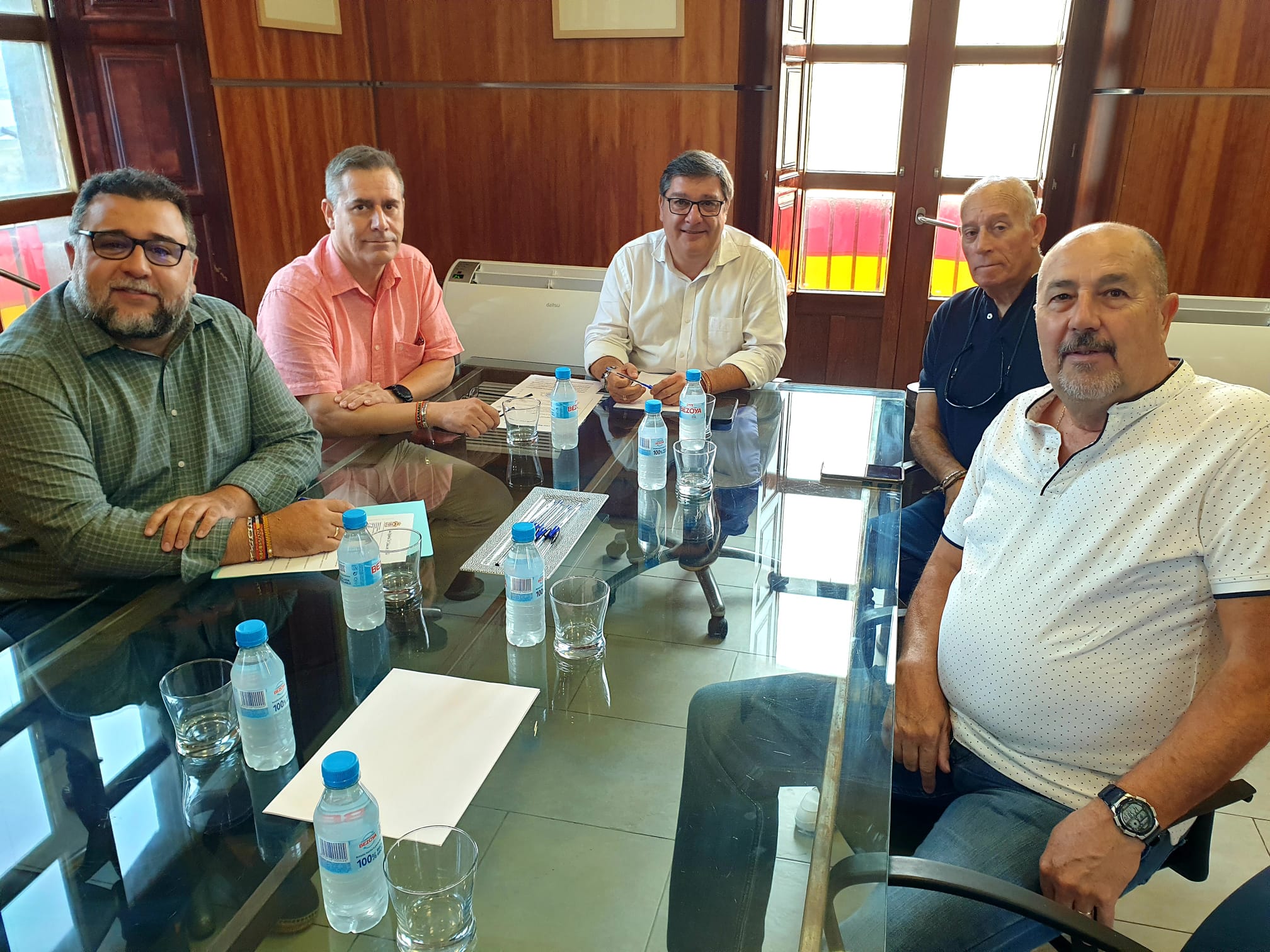 La Casa de Ceuta en Melilla se presenta al nuevo presidente de la Fundación Melilla Ciudad Monumental