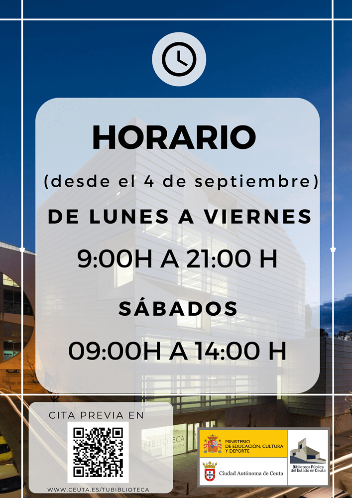 Las tres bibliotecas retomarán su horario habitual a partir del lunes
