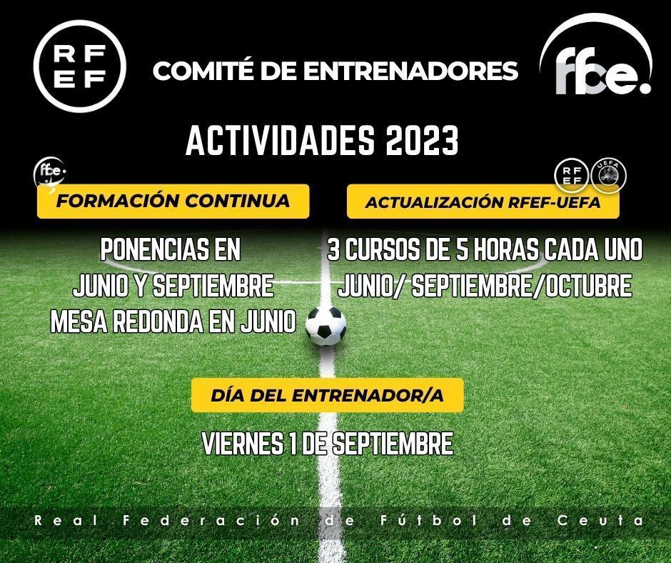 El Comité de Entrenadores de la RFFCE programa varias actividades hasta final de año