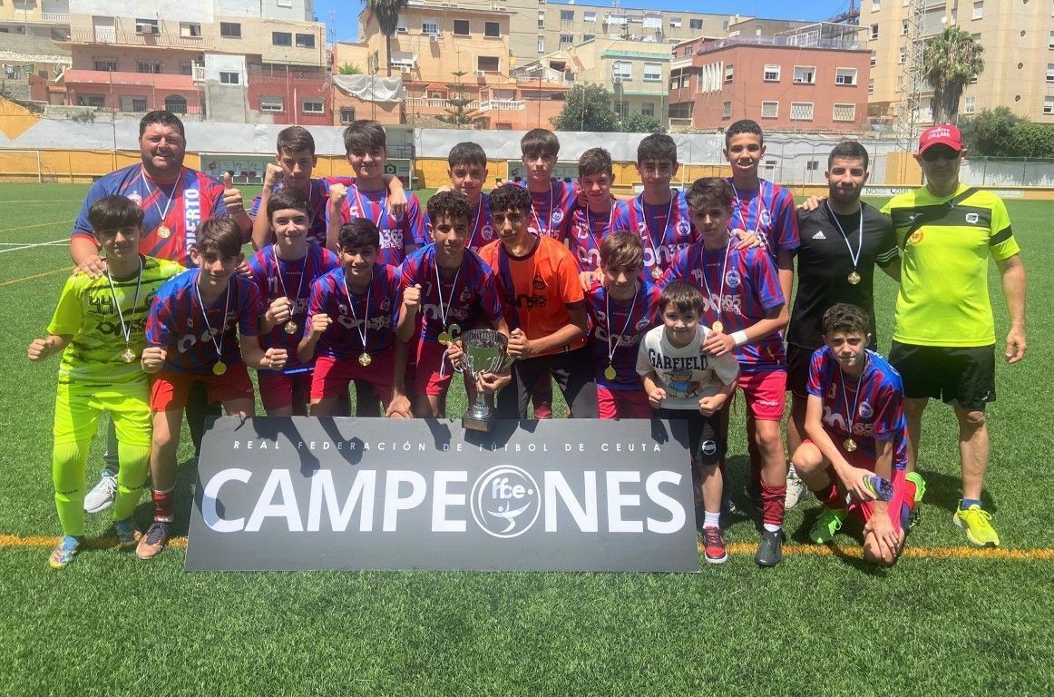 El CD Puerto, campeón de la Liga Infantil de Fútbol