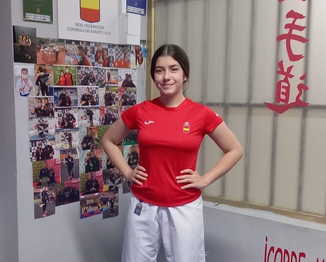La karateka ceutí Candela Muñoz, convocada por la selección nacional española
