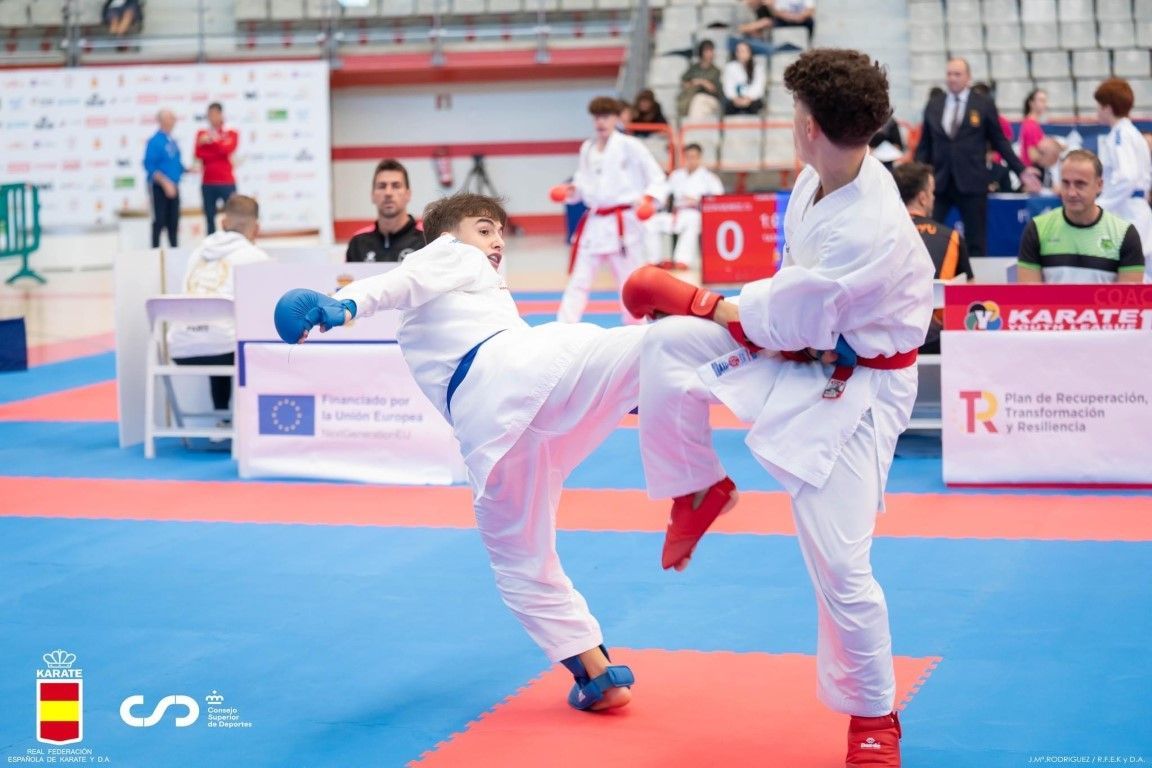 Buen papel del kárate ceutí en la 2ª jornada de la Liga Nacional Cadete y Senior