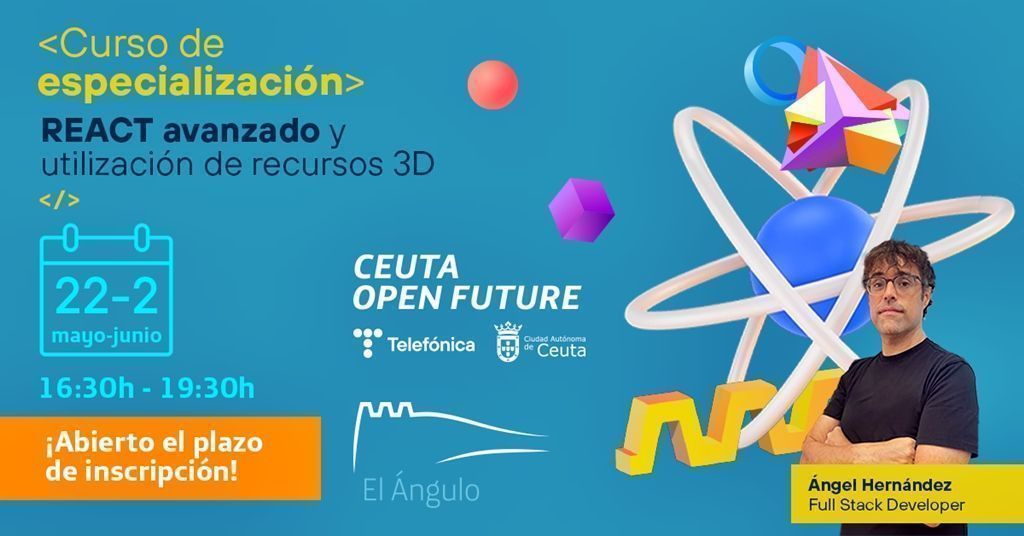 Ceuta OpenFuture organiza tres eventos formativos durante el mes de mayo