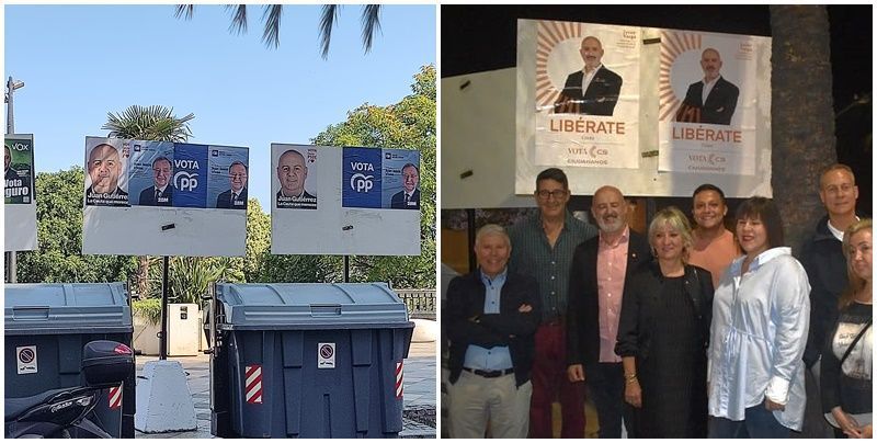 ciudadanos carteles quitados