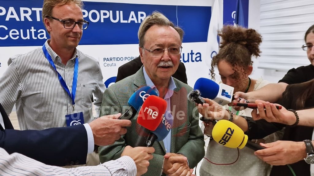 Vivas: “Es evidente que los ceutíes han apostado de una manera mayoritaria por el Partido Popular”