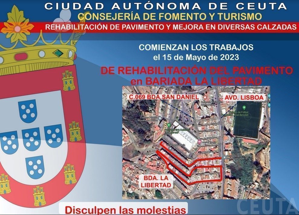 Mañana continúan los trabajos de asfaltado en La Libertad y San Daniel