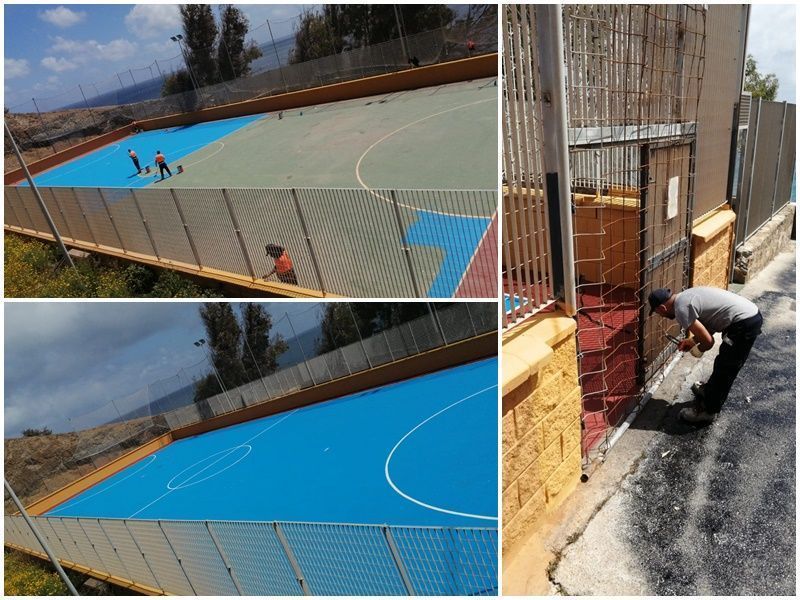 Servicios Urbanos ejecutará actuaciones de mejora en todas las pistas deportivas de la ciudad  