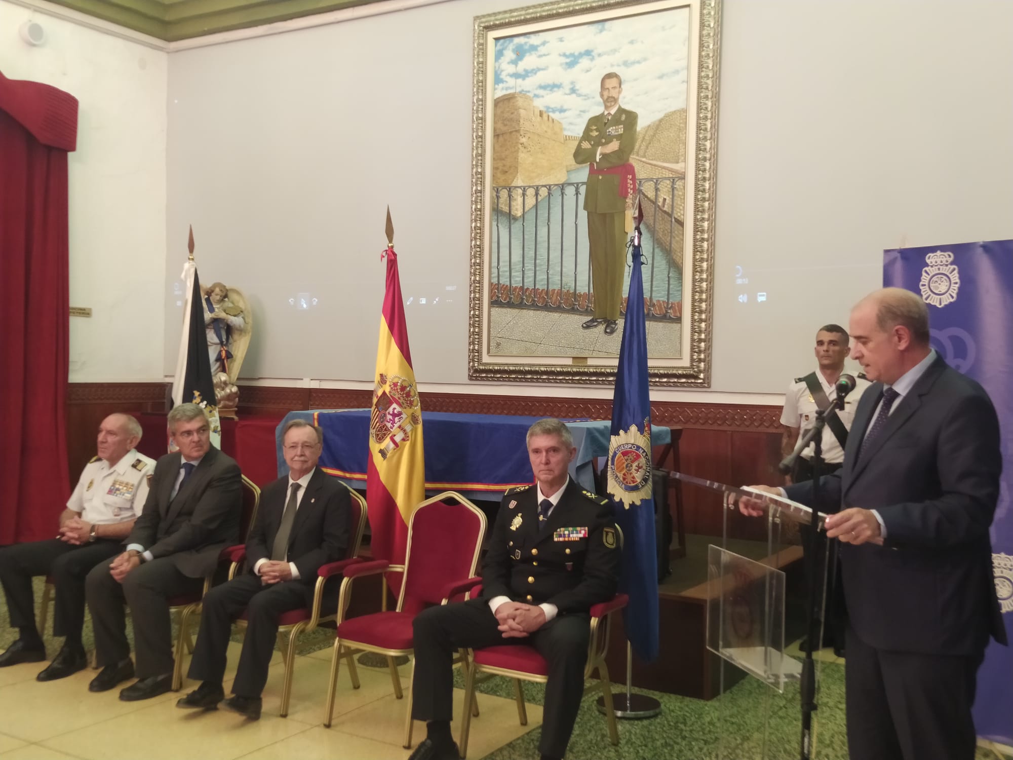 Francisco López Gordo toma posesión del cargo como nuevo Jefe Superior de la Policía Nacional en Ceuta