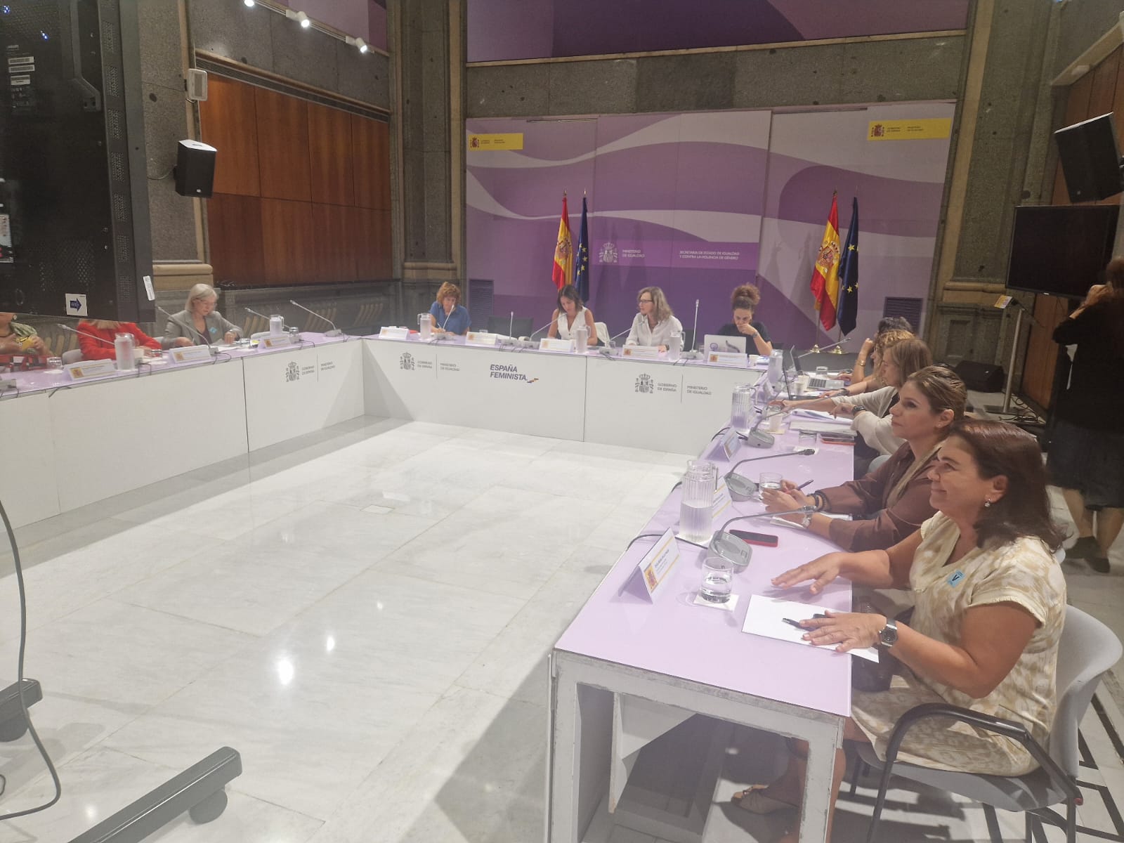 La consejera Benzina participa en el Comité de Crisis del Ministerio de Igualdad
