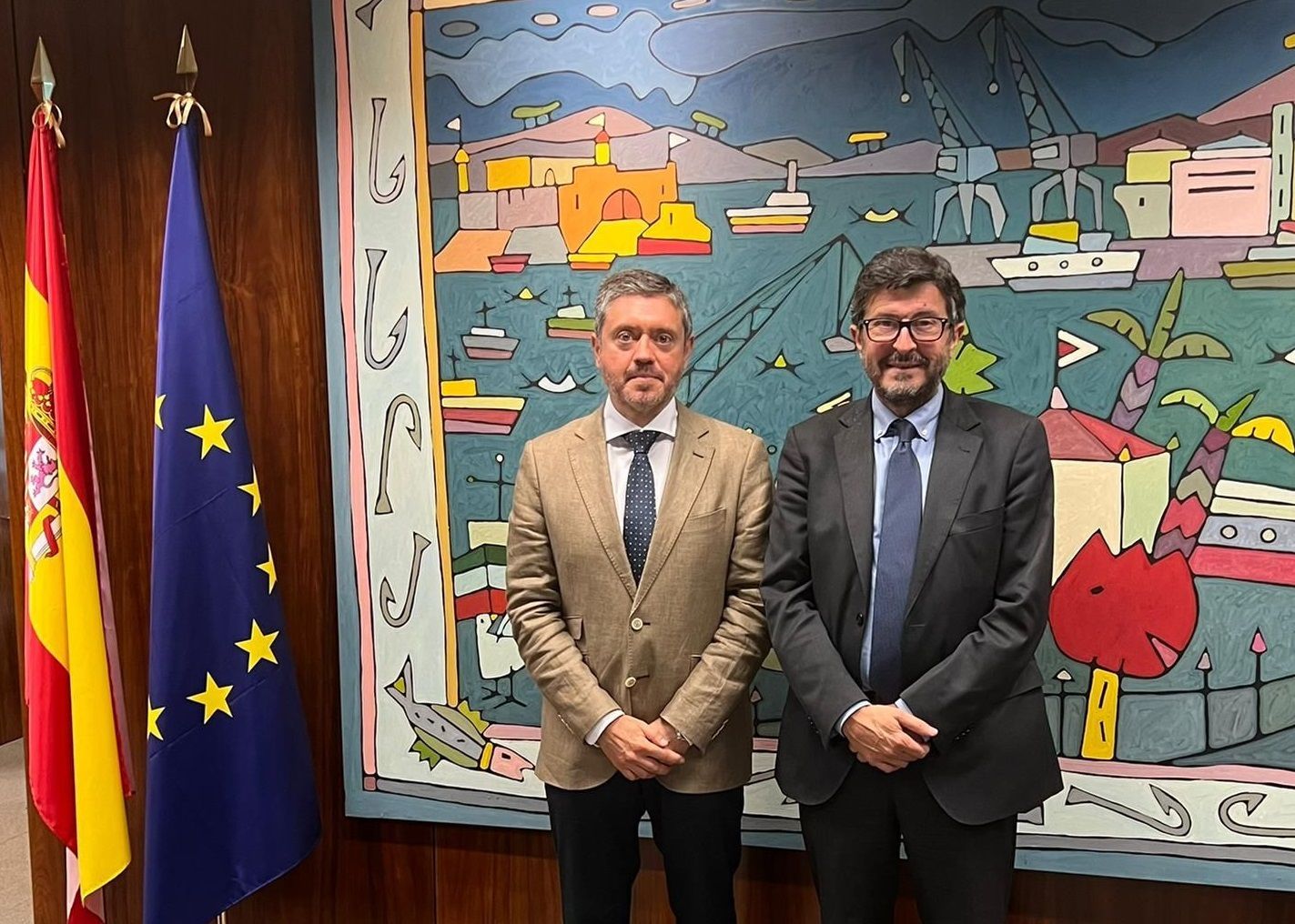 El presidente de la APC y el de Puertos del Estado se reúnen para elaborar la nueva propuesta del Plan de empresa del Puerto de Ceuta