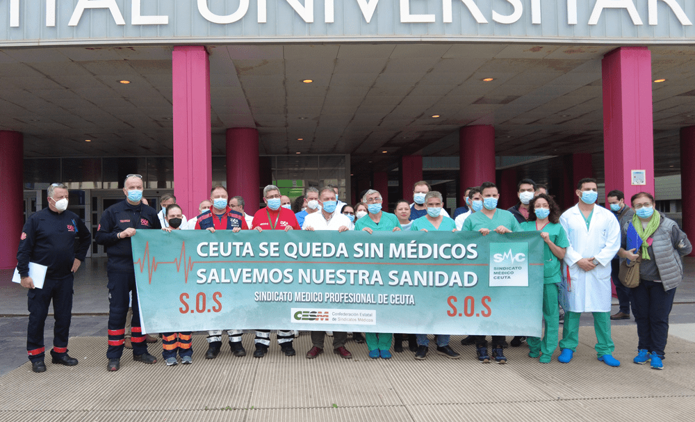 El conflicto de los médicos de Ceuta y Melilla cumple cinco meses sin vías de solución