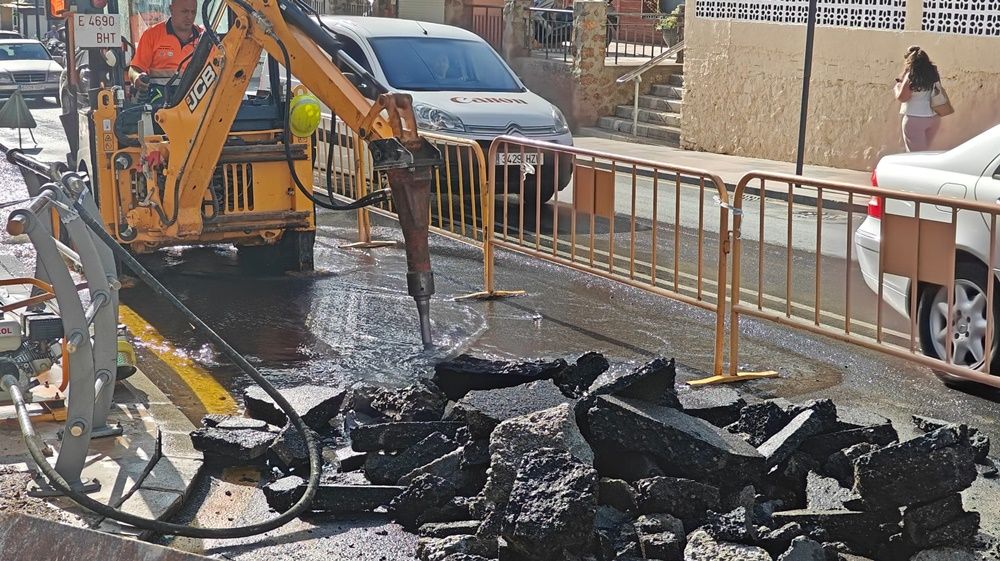 ACEMSA repara la avería de Hadu y restablece el suministro de agua