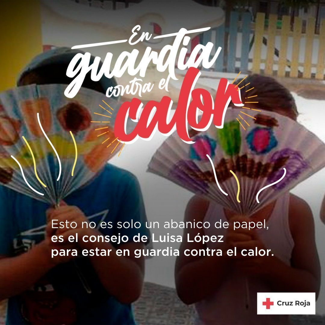 Cruz Roja pone en marcha la campaña "En guardia contra el calor" para protegerse de las olas de calor