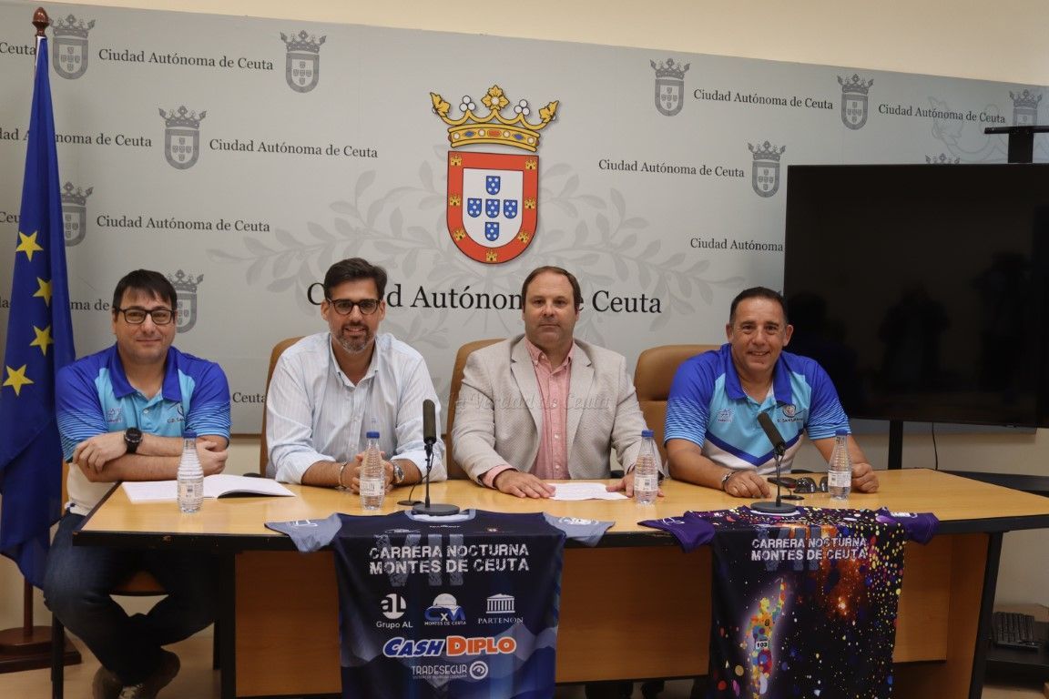 San Urbano presenta la VII Carrera Nocturna Montes de Ceuta en favor de la Fundación Gallardo