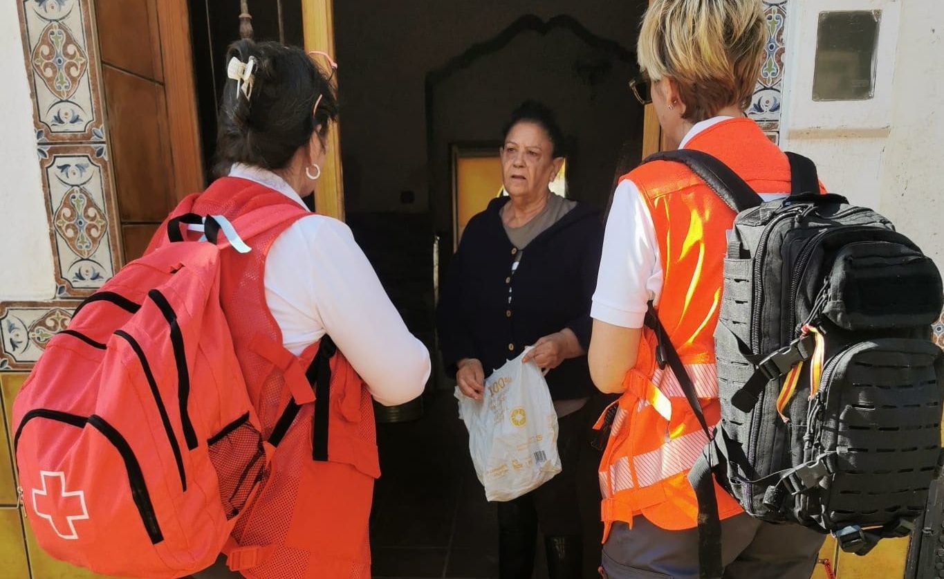 Cruz Roja supera las 1.000 asistencias por semana a las víctimas de la DANA en Valencia