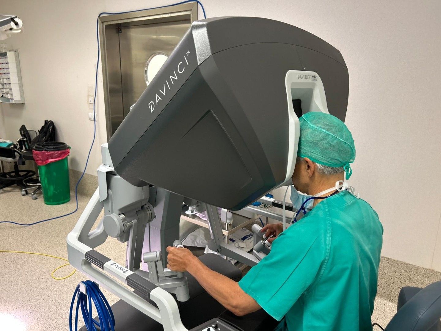 Balance muy positivo del primer mes del robot Da Vinci en el hospital