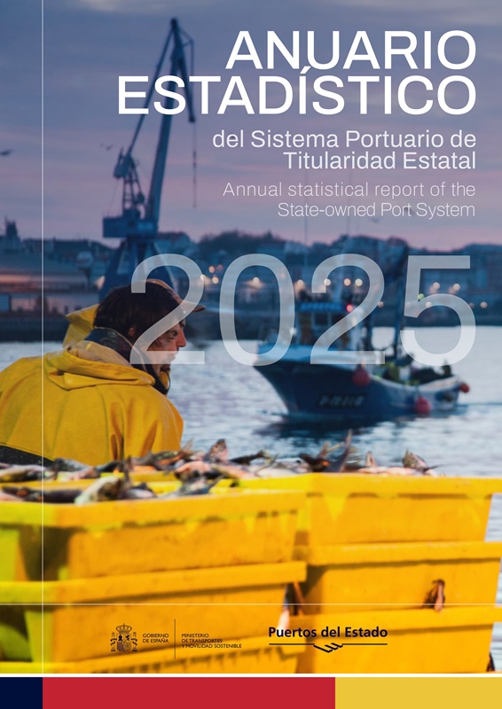 Puertos del Estado lanza el anuario estadístico de 2025 con toda la información del sistema portuario estatal