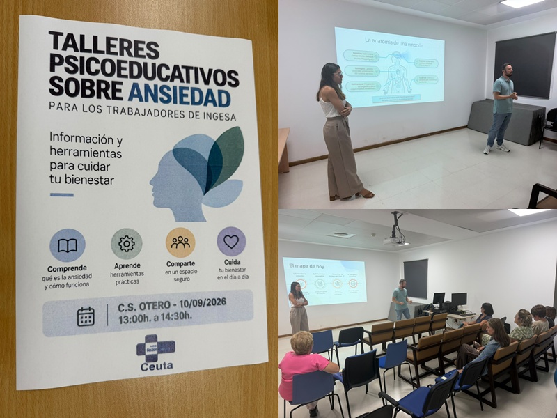 INGESA pone en marcha talleres psicoeducativos para afrontar la ansiedad y la incertidumbre