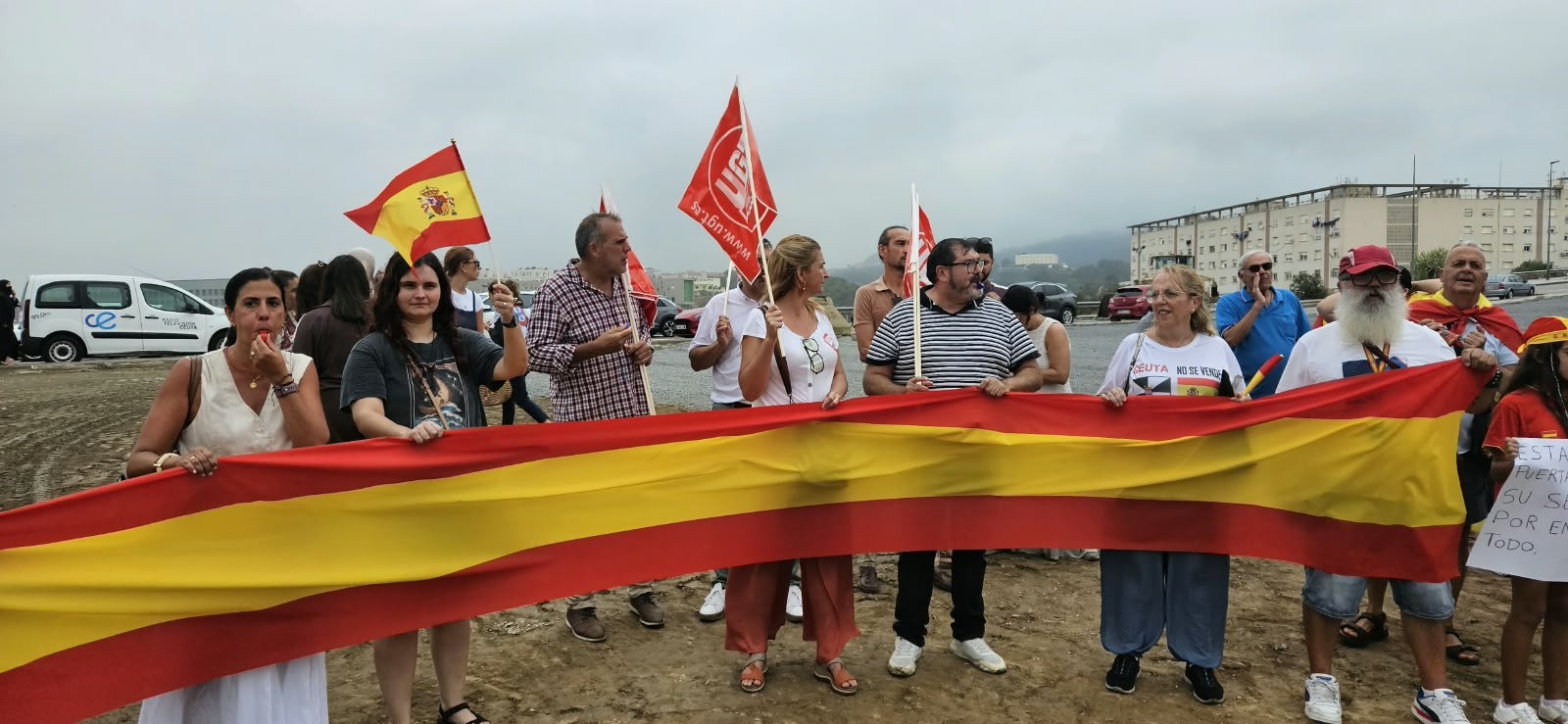 UGT exige paralizar el asentamiento de inmigrantes situado junto a la Escuela Infantil Nuestra Señora de África