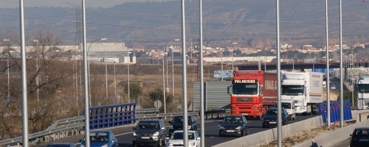 El transporte por carretera creció un 4 por ciento. Cedida