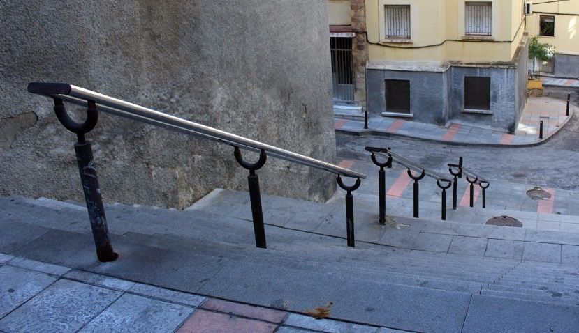La Ciudad adjudica las obras de reforma de las escaleras de la barriada de Alfau. Foto ciudad