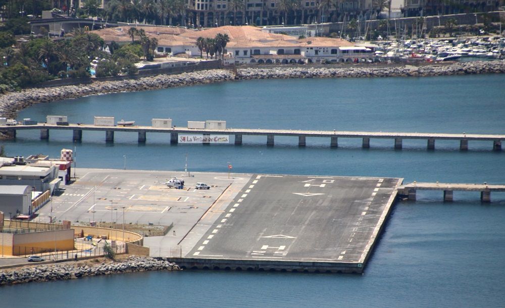 El Helipuerto de Ceuta cierra el mejor agosto de su historia con más de 7.200 pasajeros